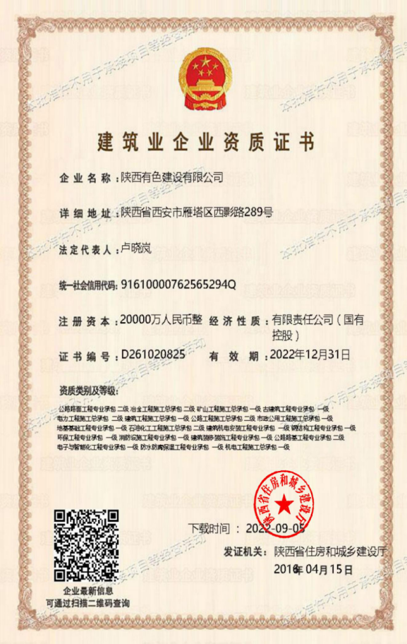 喜訊！公司新獲五項資質